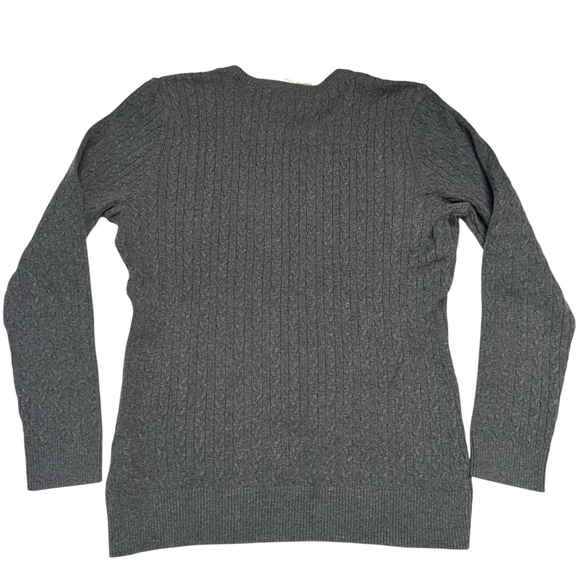 Basic Editions NWT - Womens Cable Knit Sweater Sz LG - Picture 4 of 4